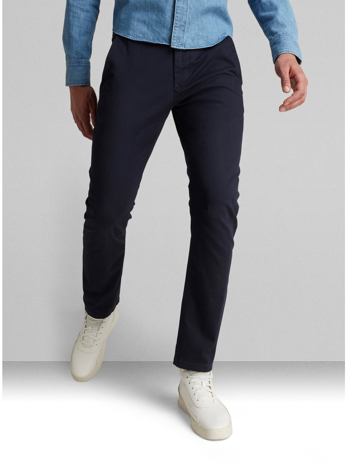 Мъжки чино панталон Vetar Slim в тъмносиньо, G-Star RAW – снимка 1