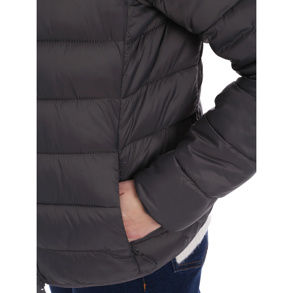 Conte of Florence сиво дамско яке с пух