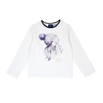 Детска блуза с дълъг ръкав Chicco, Drawing