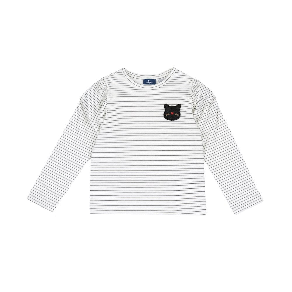 Детска блуза с дълъг ръкав Chicco, Cat