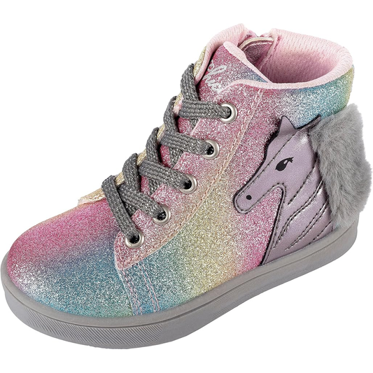 Детски обувки с цип (Unicorn rainbow)